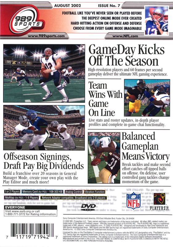 NFL Gameday 2003 - PlayStation 2