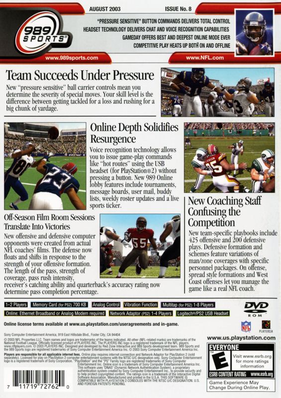 NFL Gameday 2004 - PlayStation 2