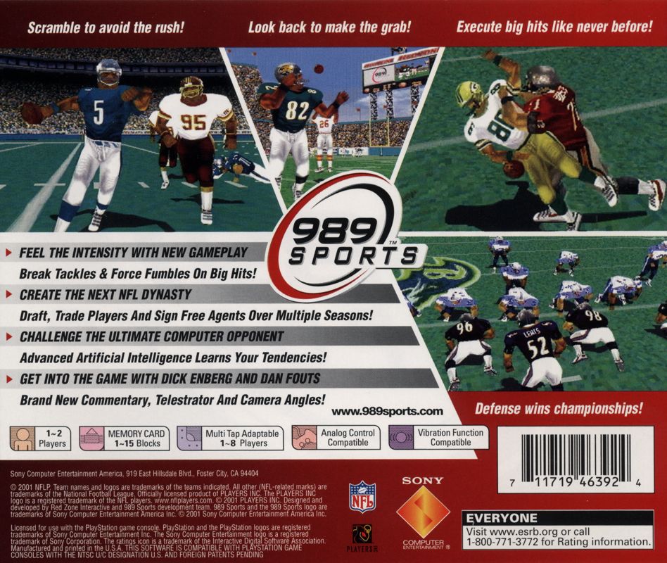 NFL GameDay 2002 - PlayStation