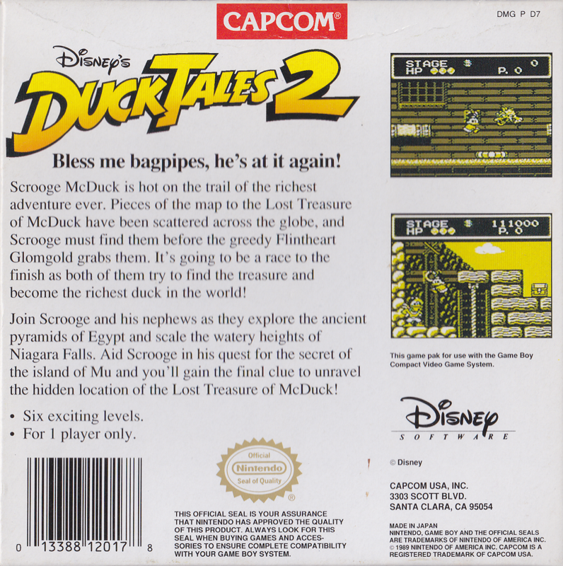 DuckTales 2 - Game Boy