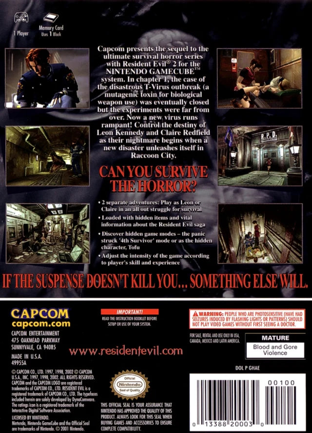 Resident Evil 2 - GameCube