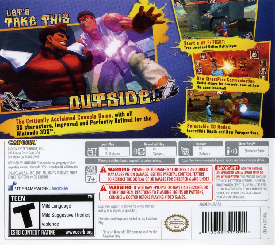 Super Street Fighter IV: 3D Edition - Nintendo 3DS