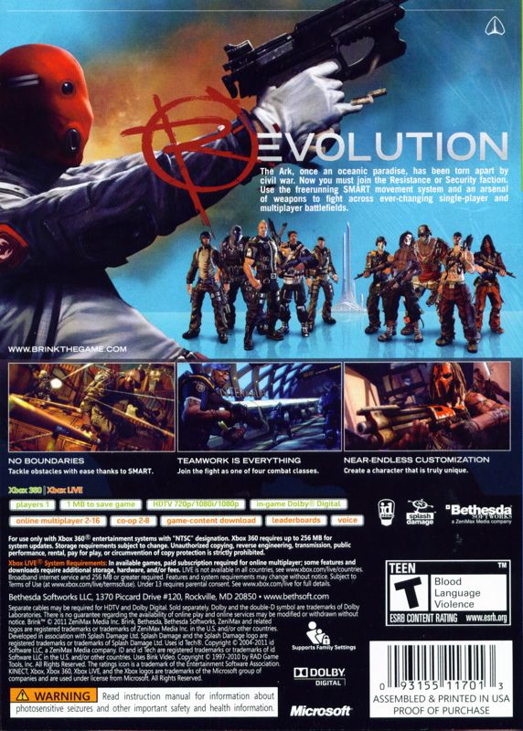 Brink - Xbox 360