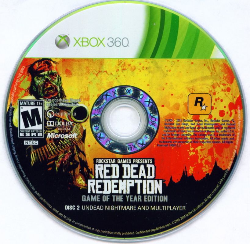 Red Dead Redemption: Game of the Year Edition - Xbox 360