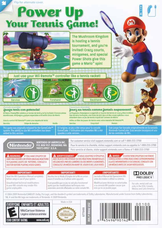 New Play Control: Mario Power Tennis - Wii