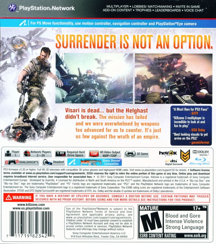 Killzone 3 - PlayStation 3