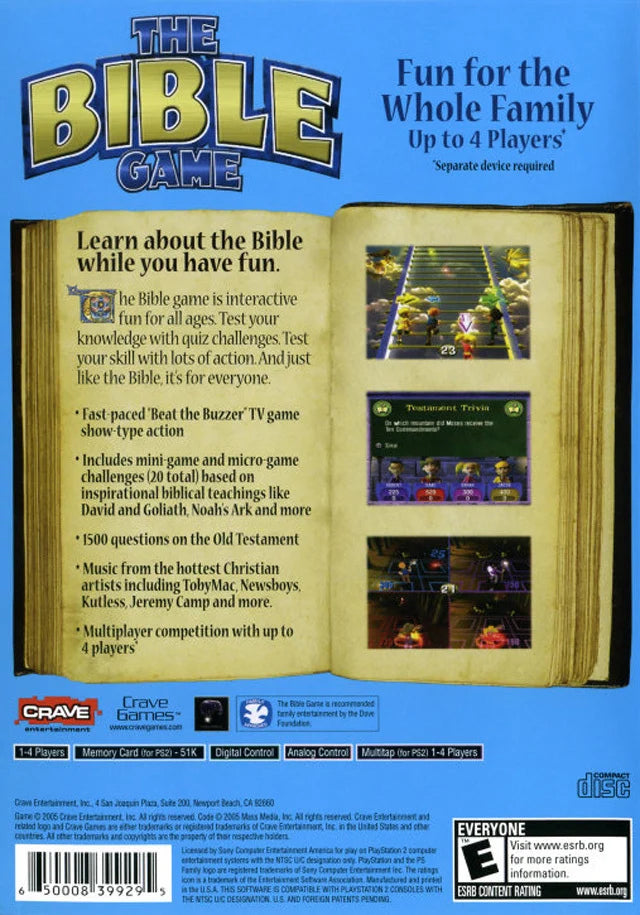 The Bible Game - PlayStation 2