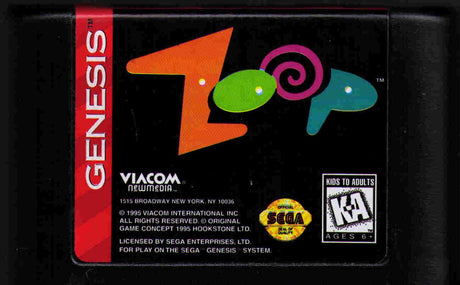 Zoop - SEGA Genesis