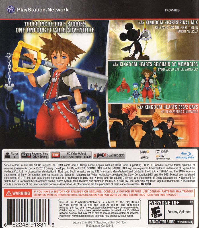 Kingdom Hearts HD 1.5 Remix - PlayStation 3