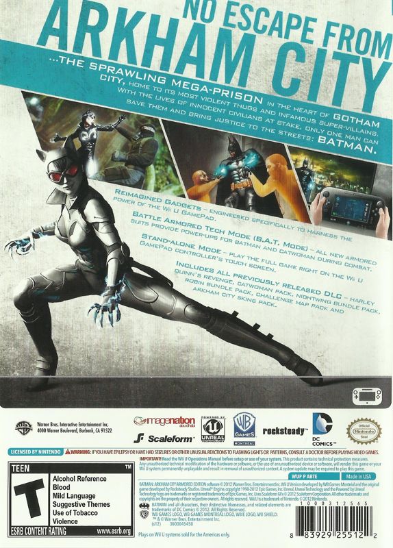 Batman: Arkham City - Armored Edition - Wii U