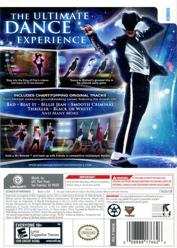 Michael Jackson: The Experience - Wii