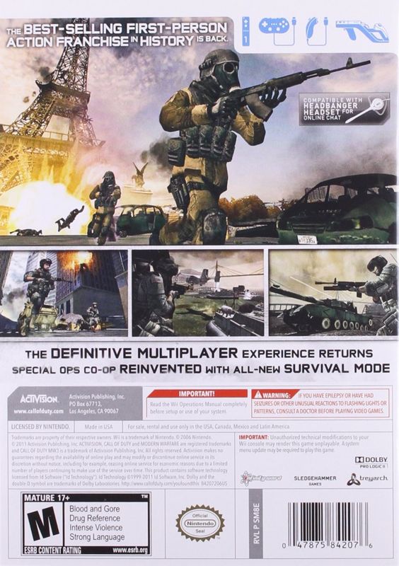 Call of Duty: Modern Warfare 3 - Wii