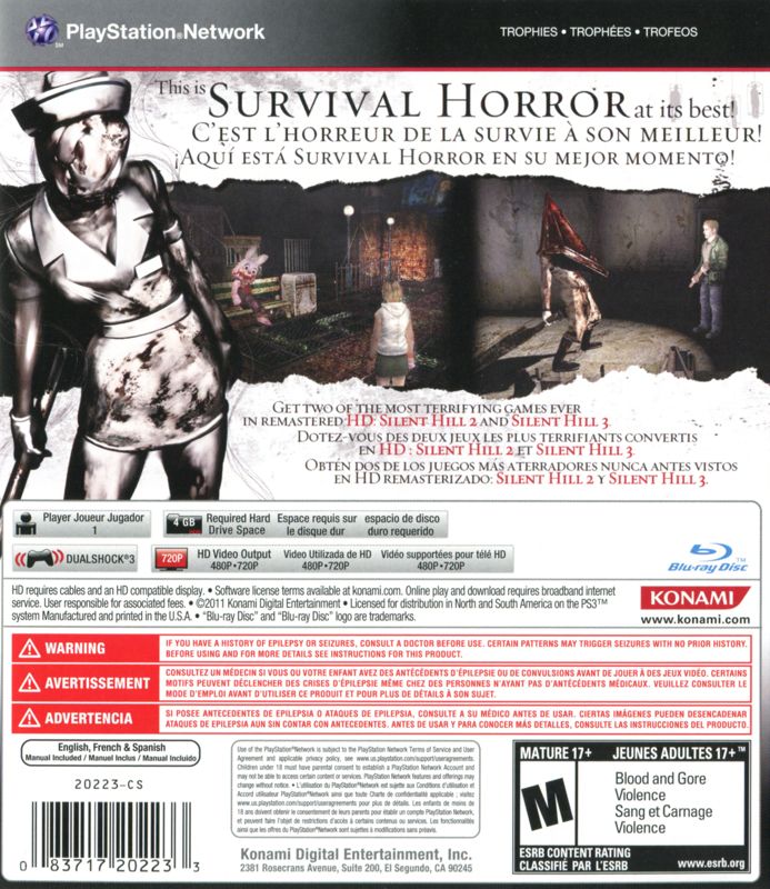 Silent Hill: HD Collection - PlayStation 3