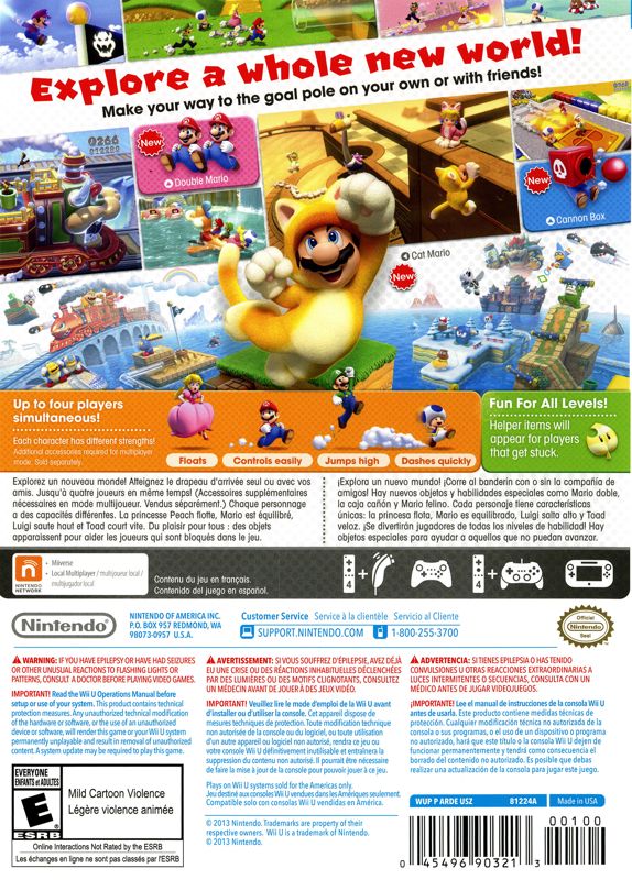 Super Mario 3D World - Wii U