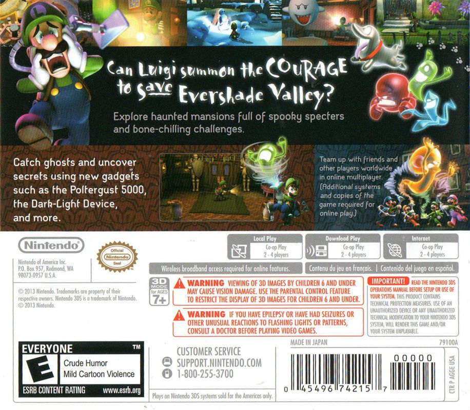 Luigi's Mansion: Dark Moon - Nintendo 3DS