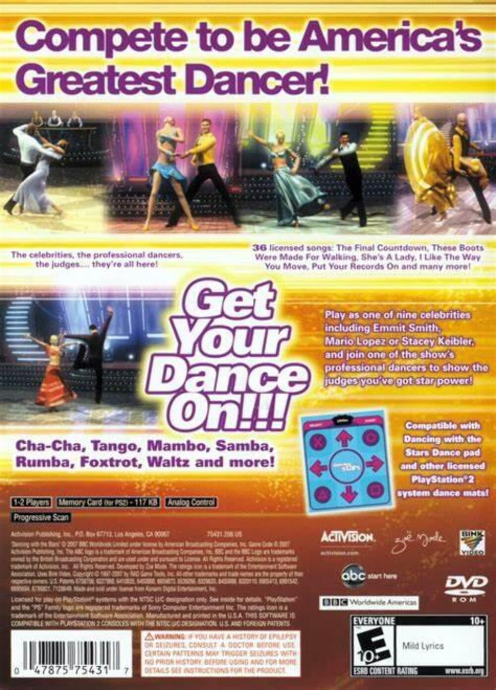 Dancing with the Stars - PlayStation 2