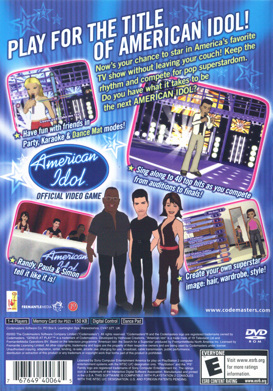 American Idol - PlayStation 2