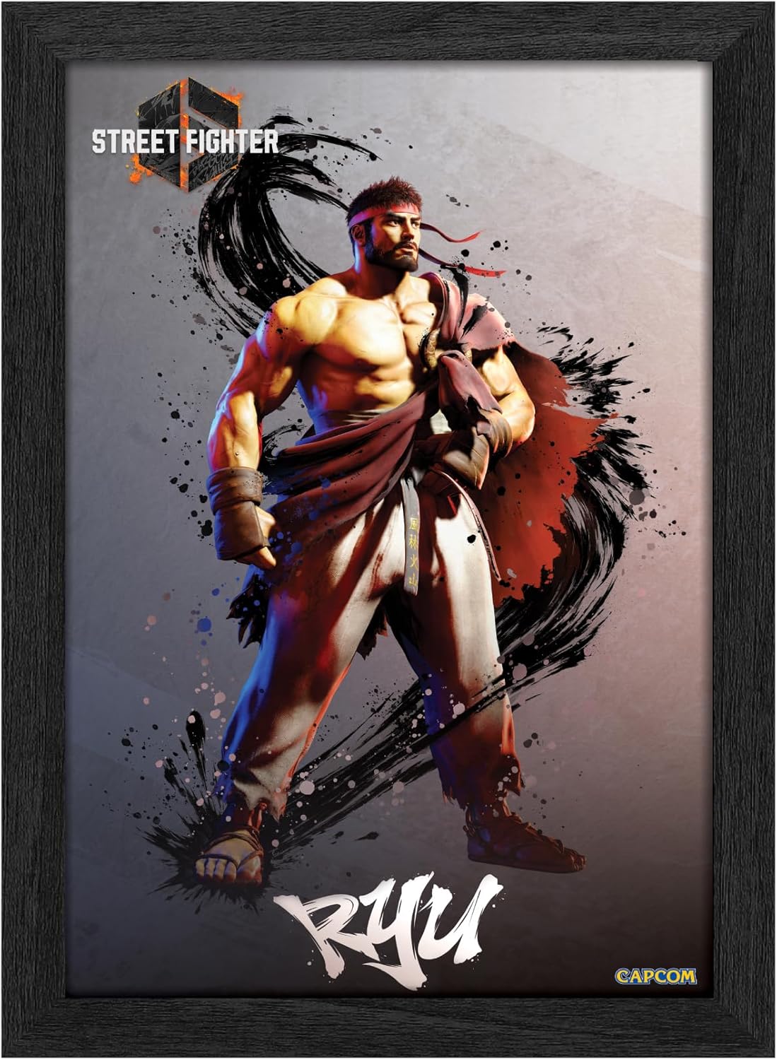 Street Fighter 6: Ryu - 10" x 12" 3D Lenticular Motion Art