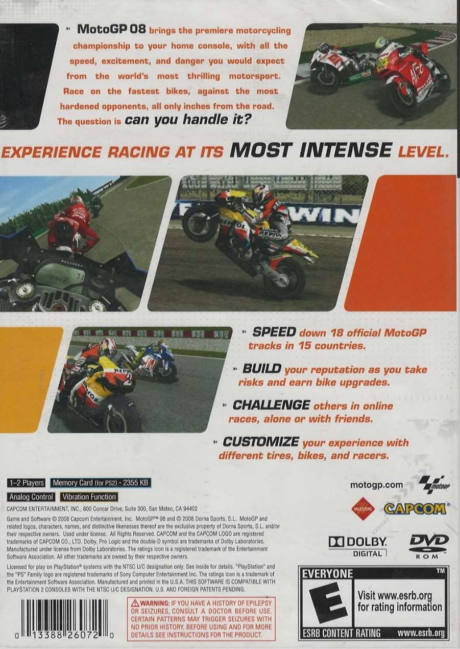 MotoGP 08 - PlayStation 2
