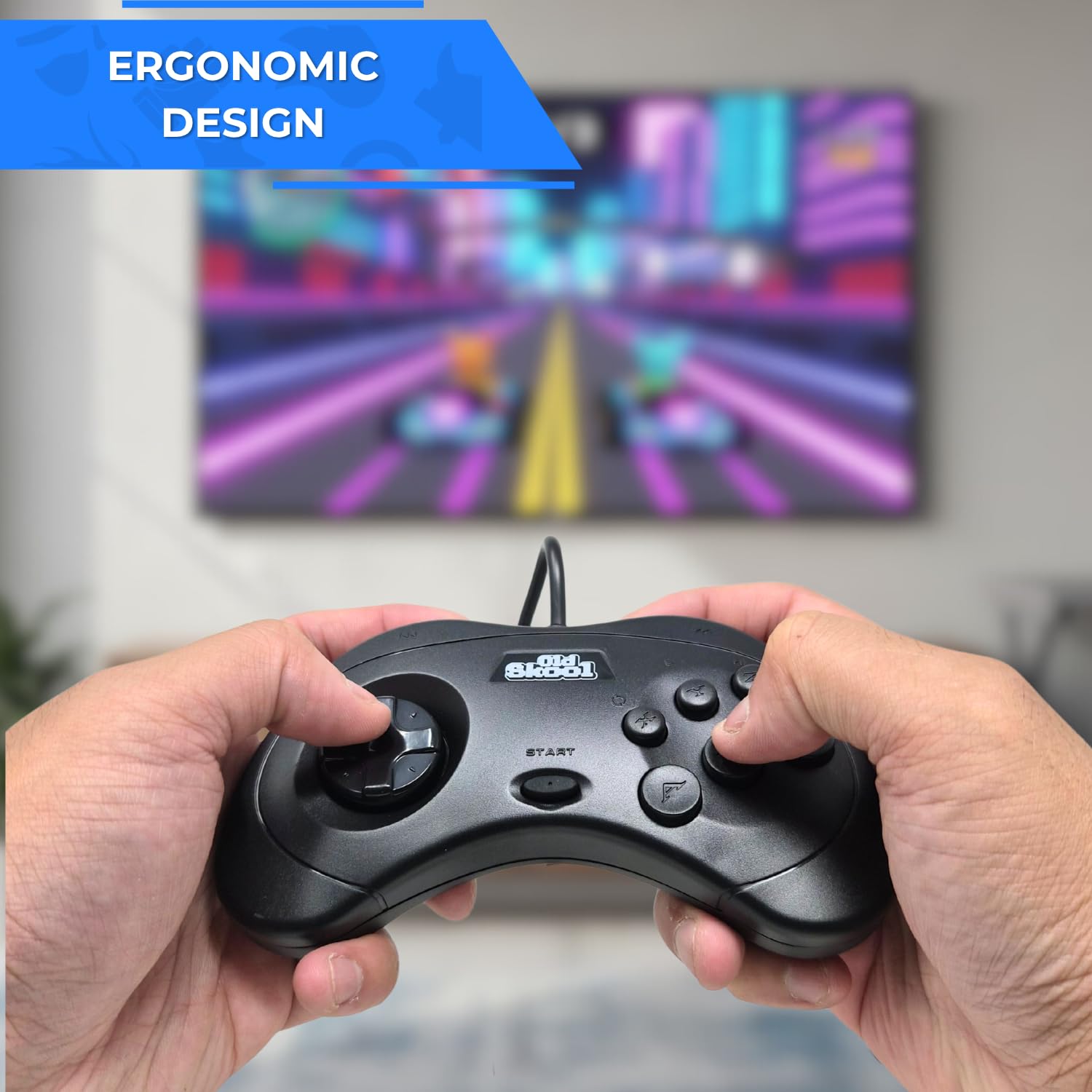 Wired Controller for Sega Saturn