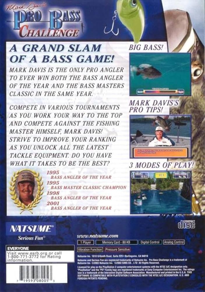 Mark Davis Pro Bass Challenge - PlayStation 2