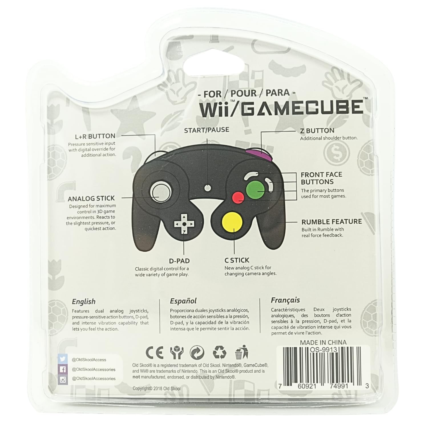 Wired Controller for Nintendo GameCube / Wii