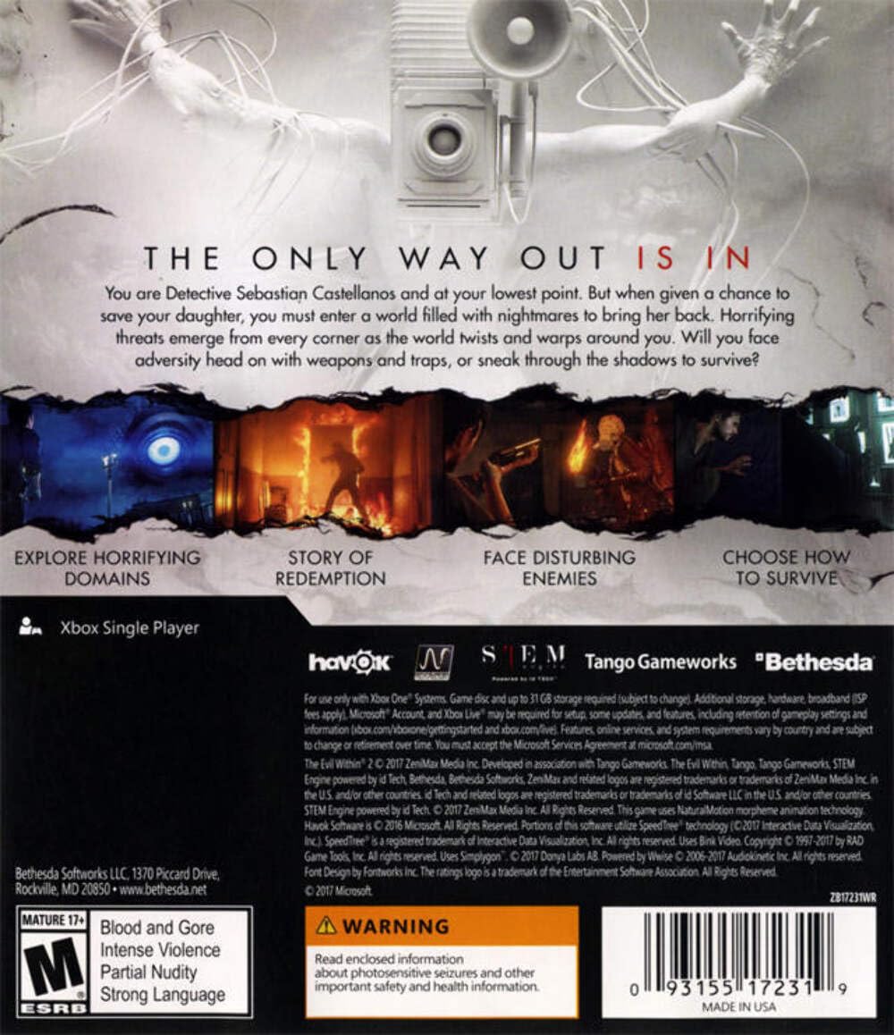 The Evil Within 2 - Xbox One