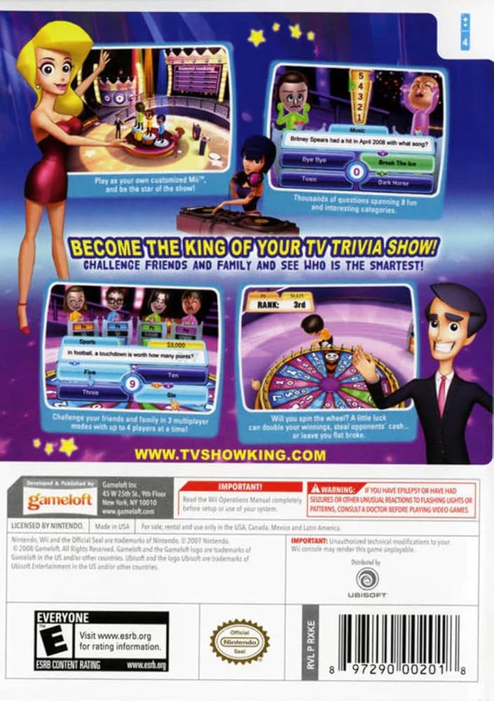 TV Show King Party - Wii