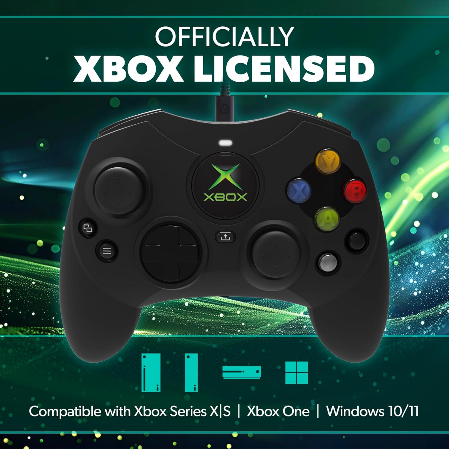 DuchesS Wired Controller - Officially Licensed for Xbox Series X|S / Xbox One / PC - Black
