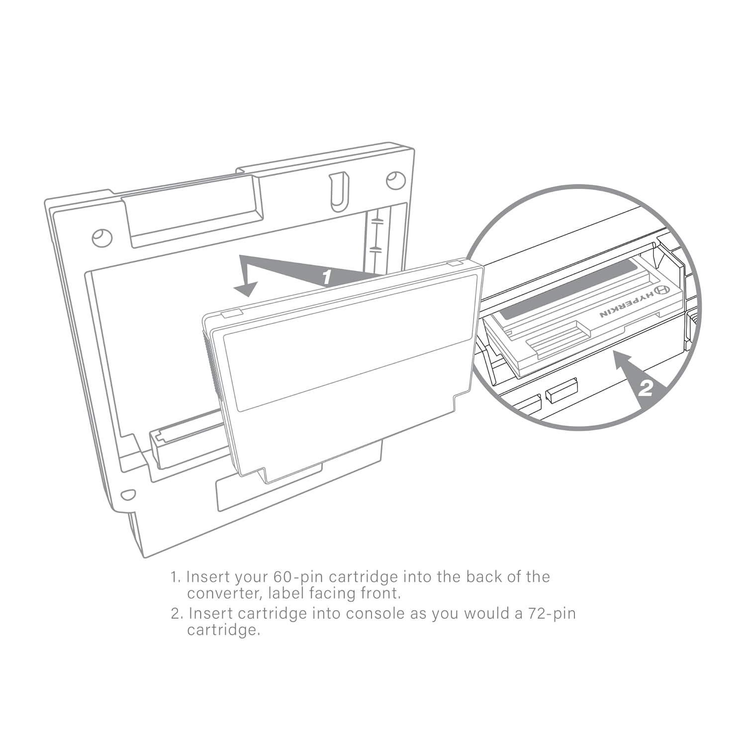 HyperConvert 83 Adapter - Play Famicom Games on NES Console