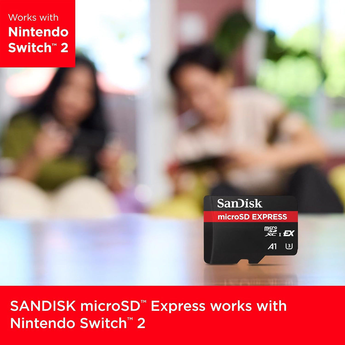 SANDISK 512GB microSD Express Card for Nintendo Switch 2