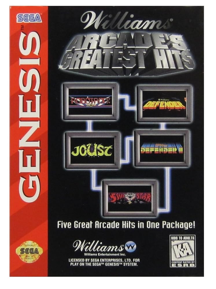 Williams Arcade's Greatest Hits - SEGA Genesis