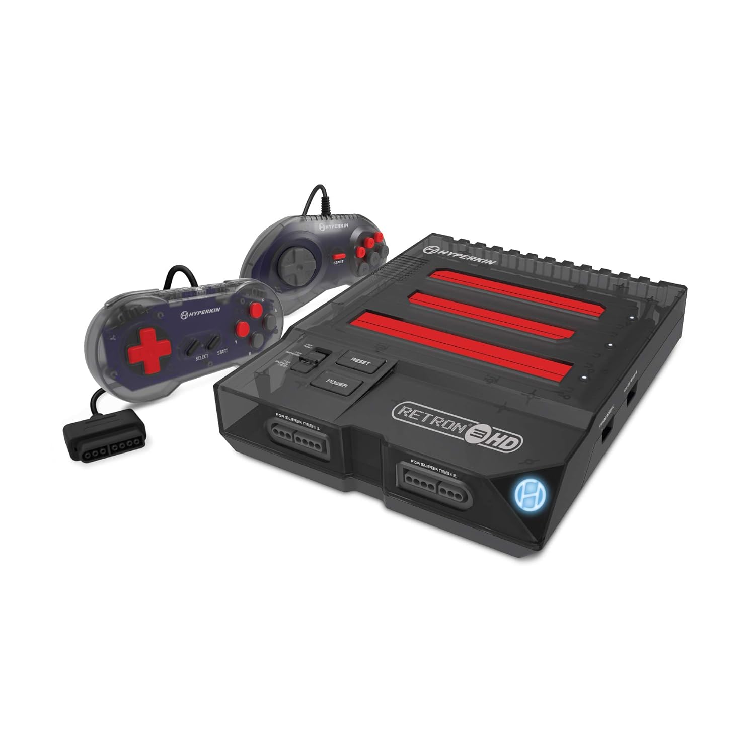 RetroN 3 Retro Gaming Console for NES / SNES / Genesis - Smoke Black