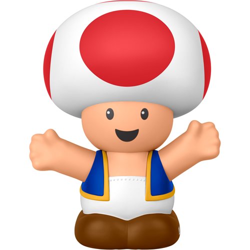 Fisher-Price Little People Toddler Toy My Mario Figure - Toad