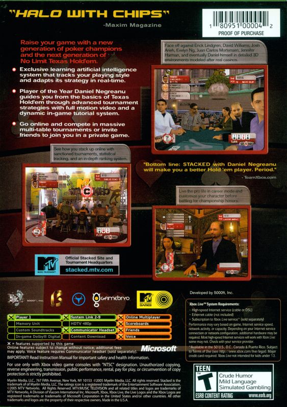 Stacked with Daniel Negreanu - Xbox