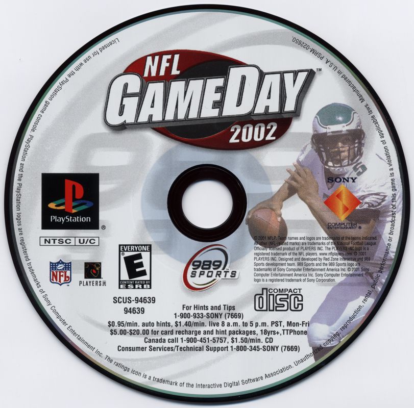 NFL GameDay 2002 - PlayStation