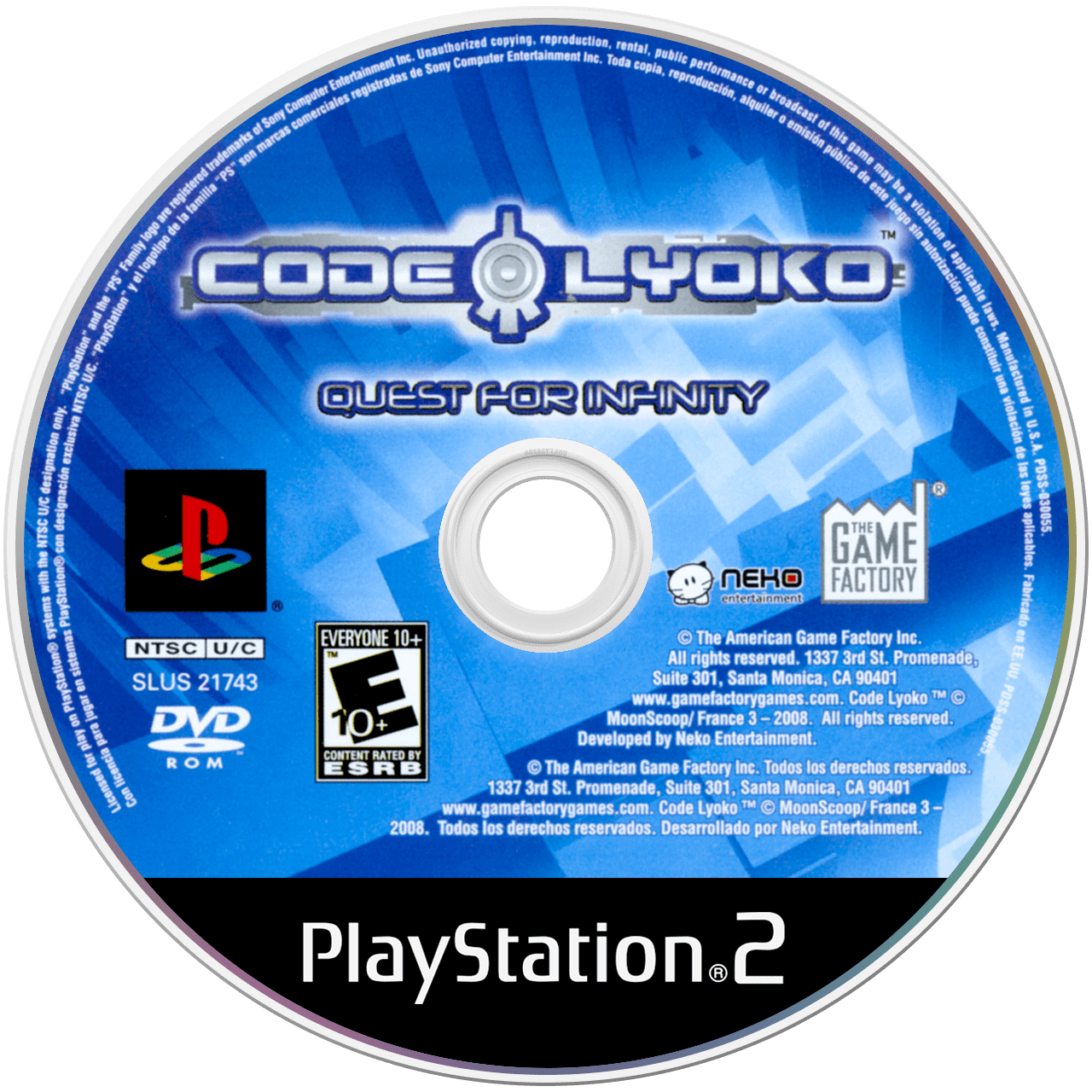 Code Lyoko: Quest for Infinity - PlayStation 2