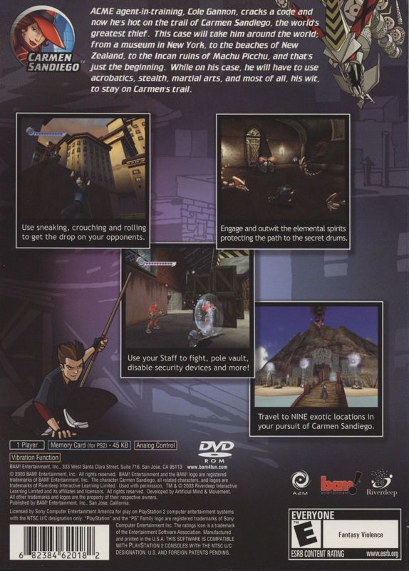 Carmen Sandiego: The Secret of the Stolen Drums - PlayStation 2