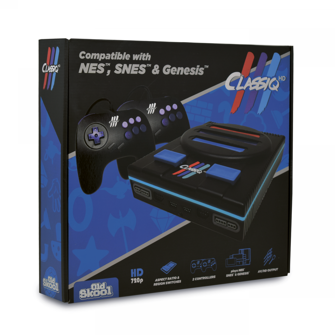 Old Skool Classiq 3 HD 3-in-1 Console for NES / SNES / Genesis Games