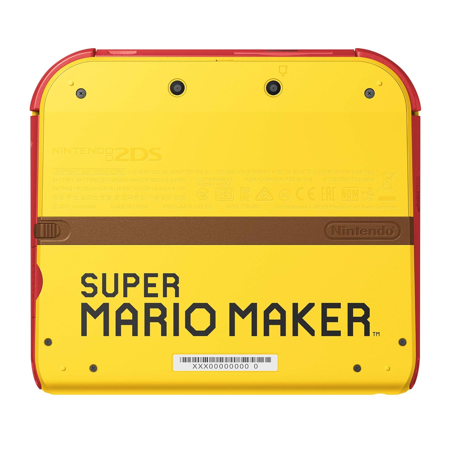 Nintendo 2DS System - Yellow Super Mario Maker Edition