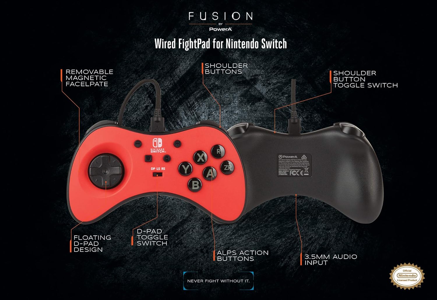 Fusion Fightpad for Nintendo Switch / PC - Red