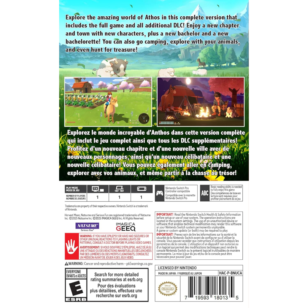 Harvest Moon: The Winds of Anthos Complete - Nintendo Switch