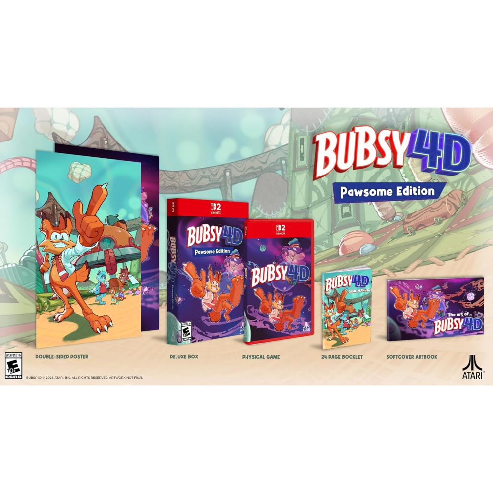 Bubsy 4D - Pawsome Edition - Nintendo Switch 2