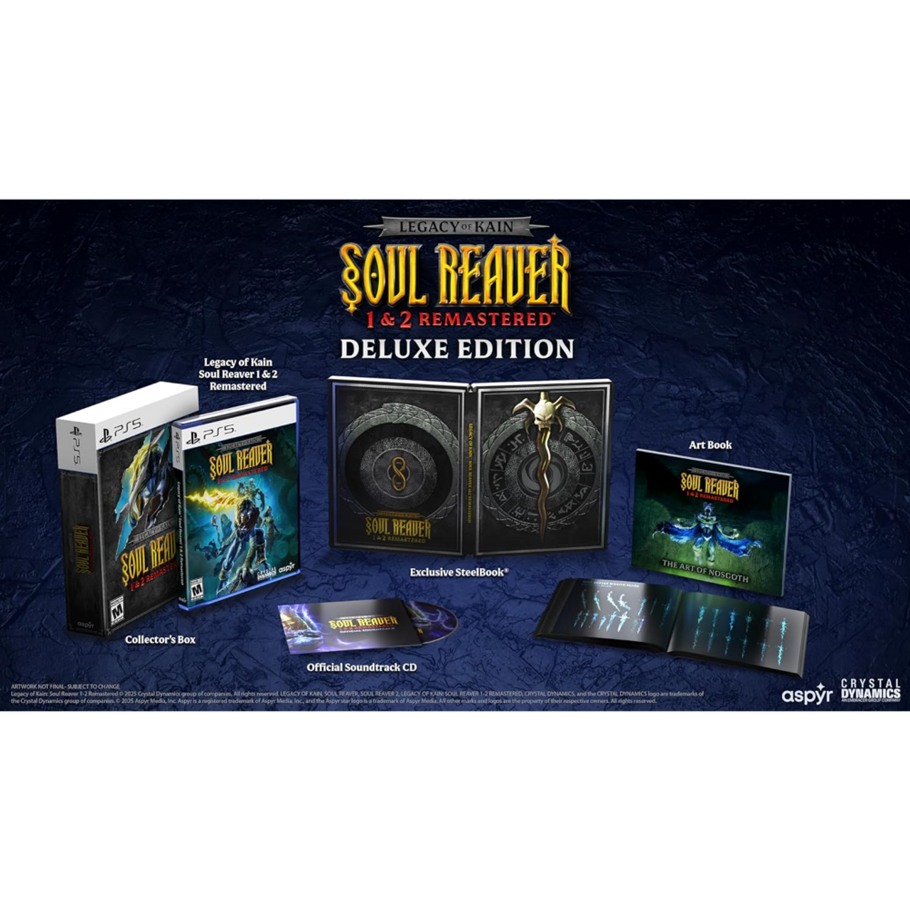 Legacy of Kain Soul Reaver 1&2 Remastered Deluxe Edition - PlayStation 5