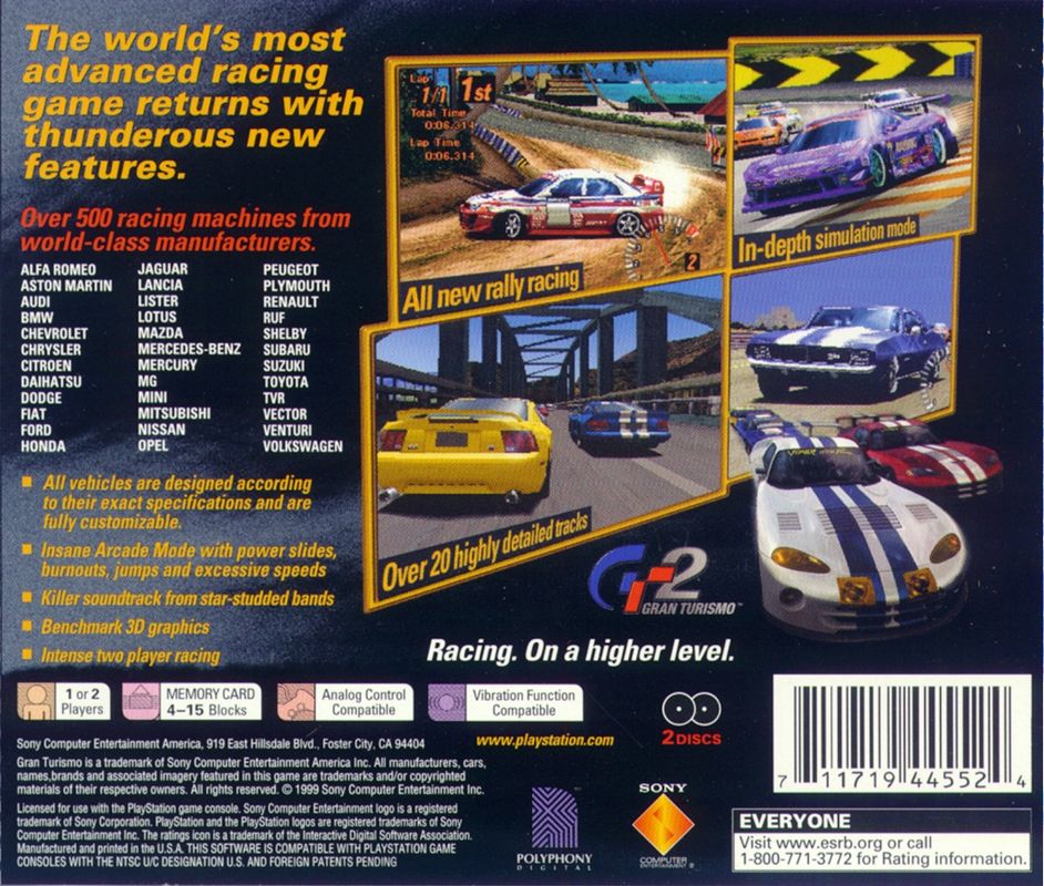 Gran Turismo 2 - PlayStation