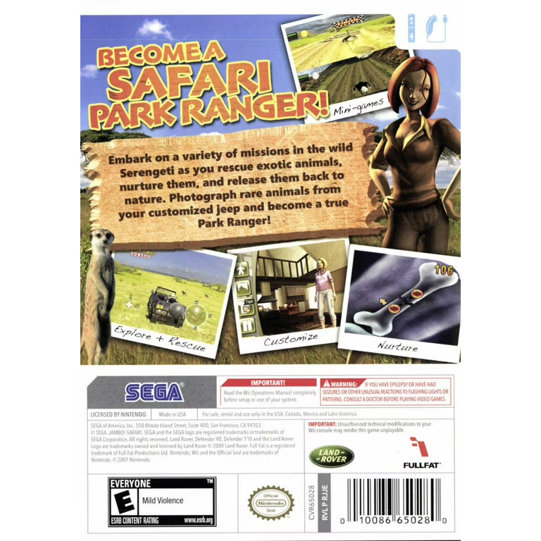 Jambo! Safari: Animal Rescue - Wii
