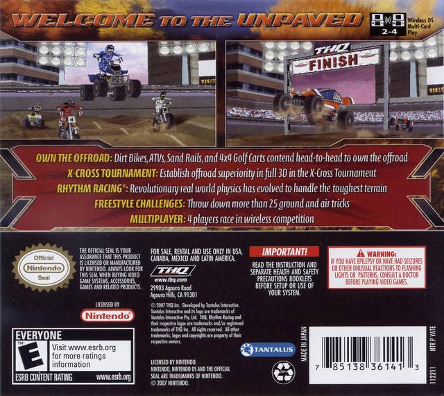 MX vs ATV Untamed - Nintendo DS
