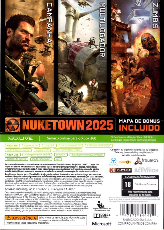 Call of Duty: Black Ops II - Xbox 360