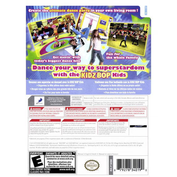 Kidz Bop: Dance Party! - The Video Game - Wii