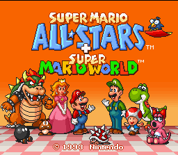 Super Mario All-Stars + Super Mario World - Super Nintendo